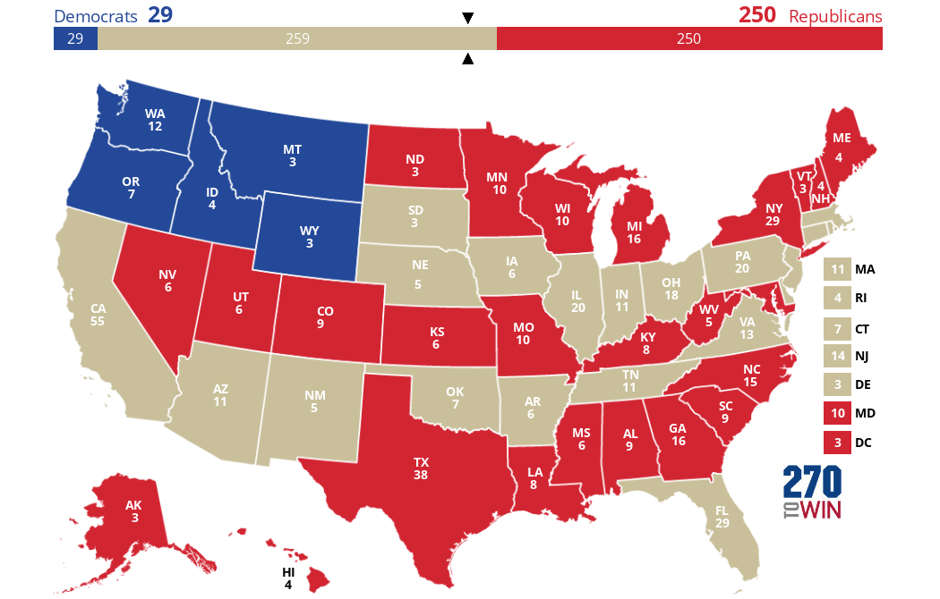 2024 Presidential Election Interactive Map