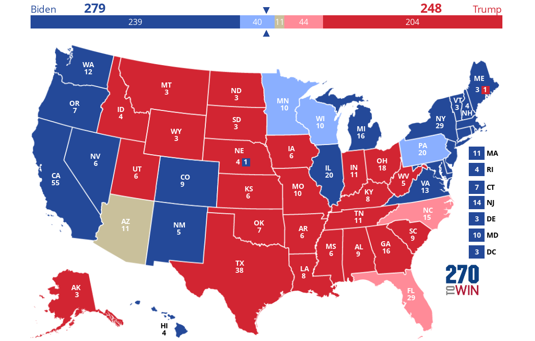2024 Presidential Election Interactive Map