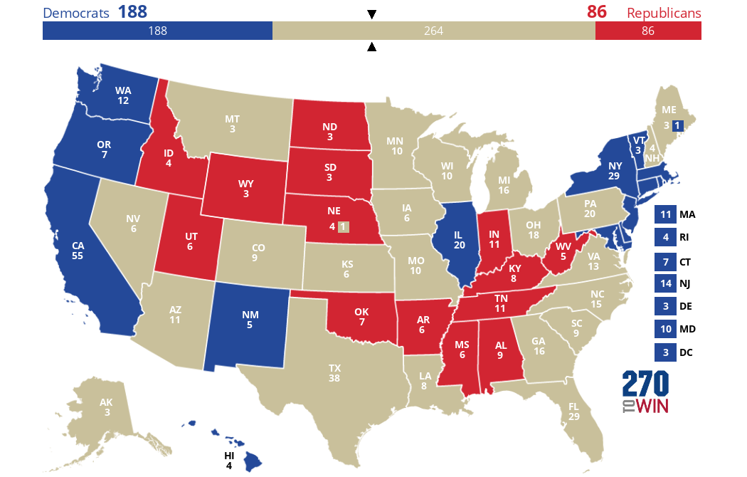 2024 Presidential Election Interactive Map