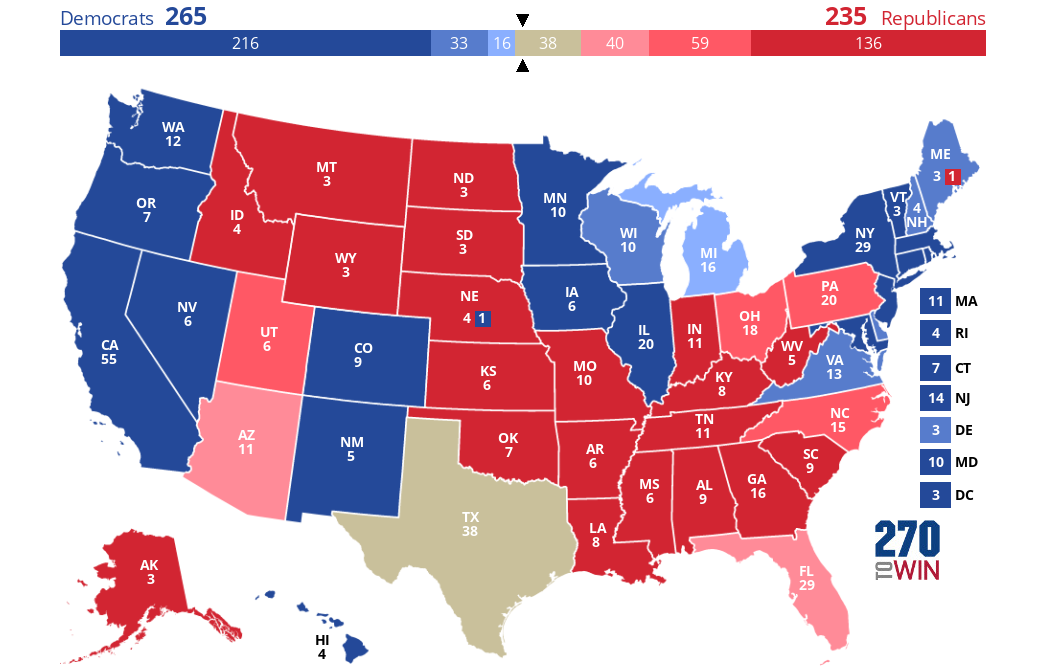 2024 Presidential Election Interactive Map