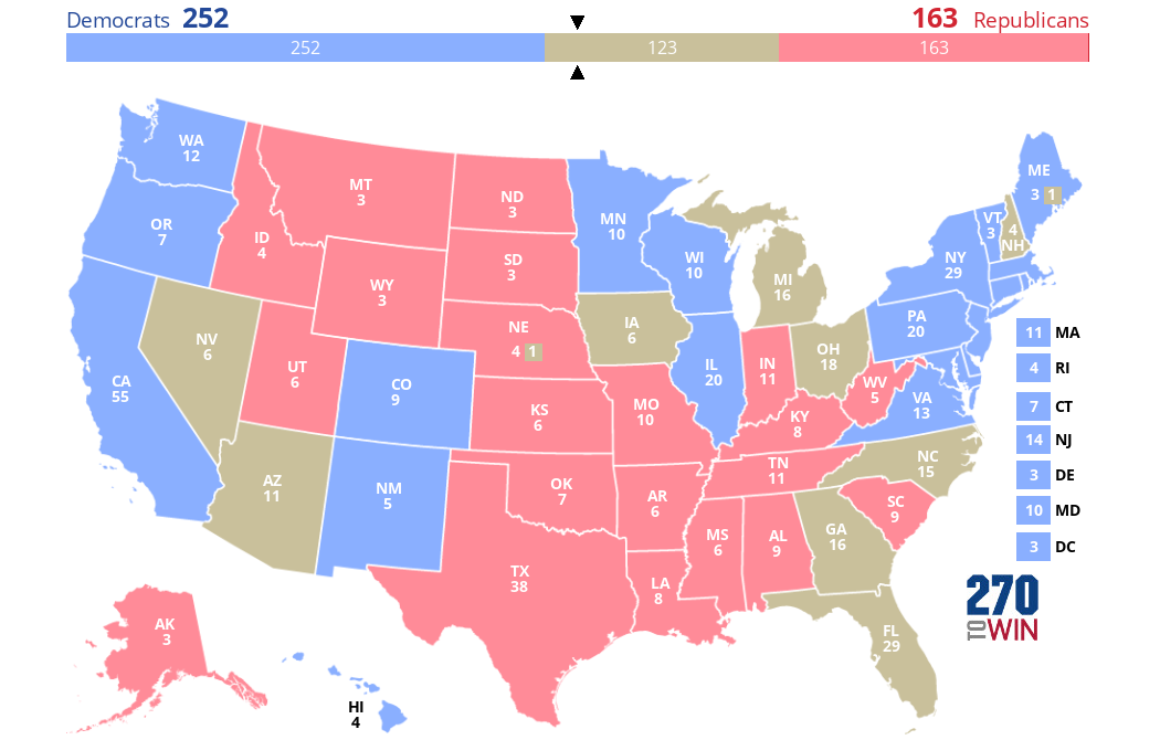 2024 Presidential Election Interactive Map