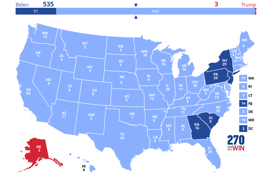 2024 Presidential Election Interactive Map