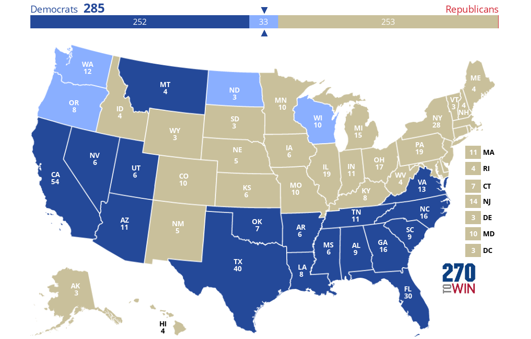 2025 Presidential Election Interactive Map
