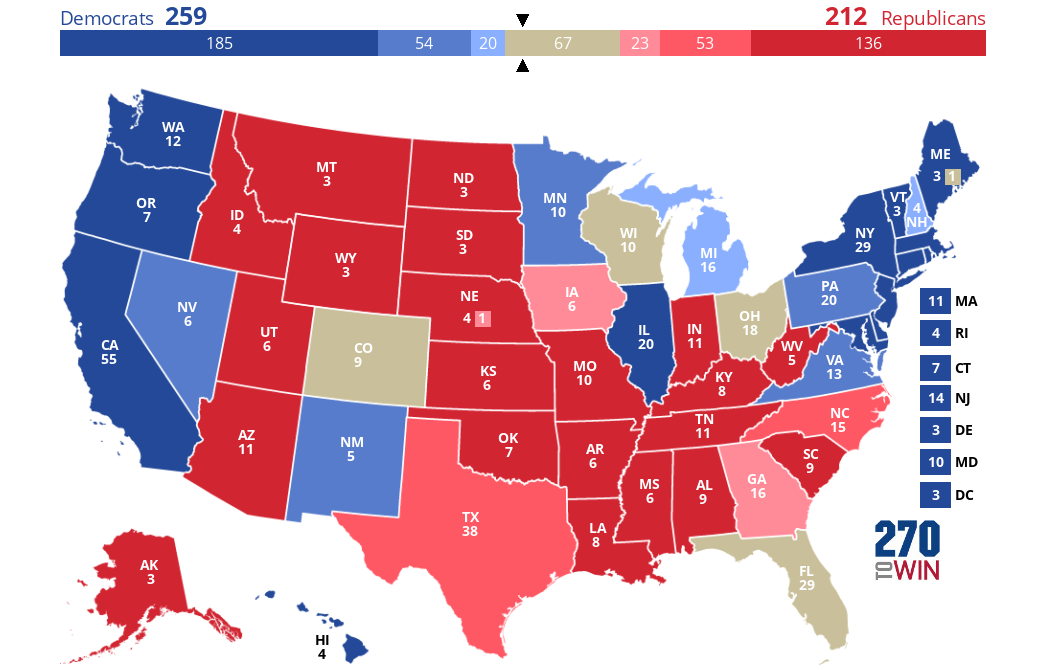 2025 Presidential Election Interactive Map