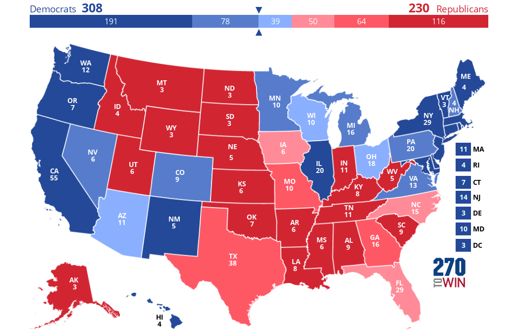 2024 Presidential Election Interactive Map