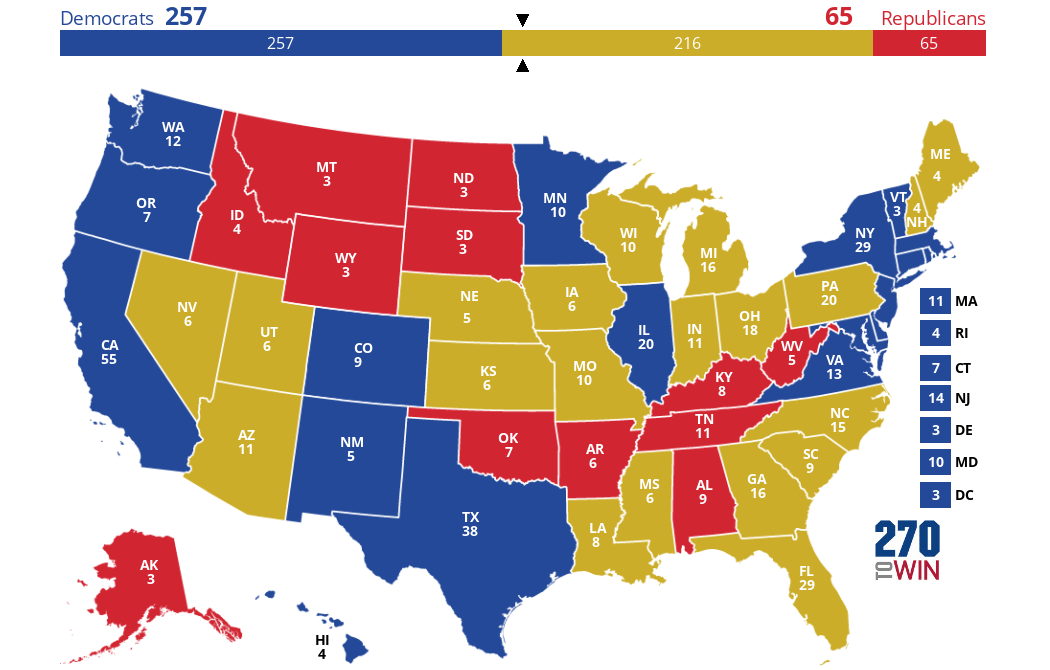 2024 Presidential Election Interactive Map