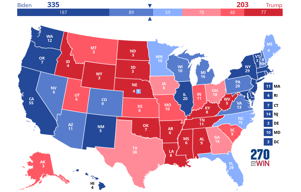 2024 Presidential Election Interactive Map