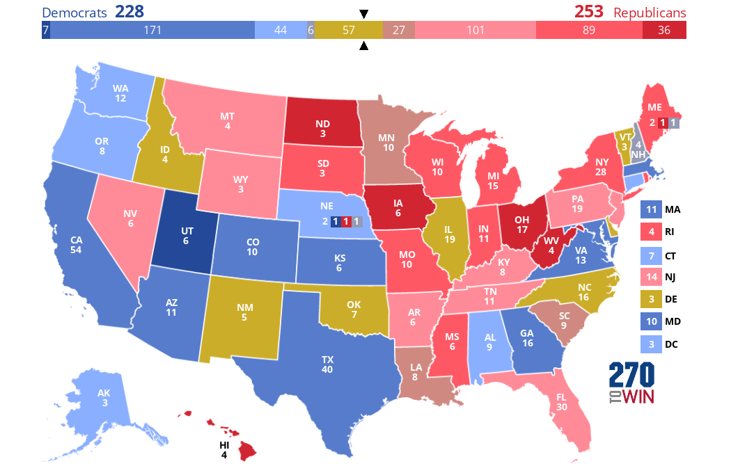 2024 Presidential Election Interactive Map