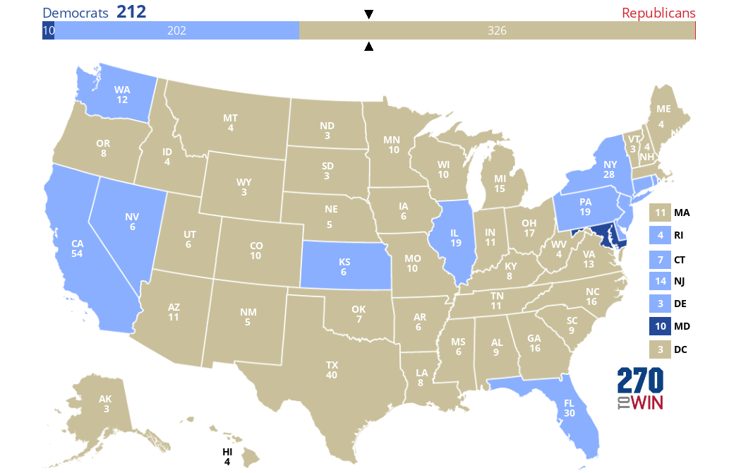 2024 Presidential Election Interactive Map