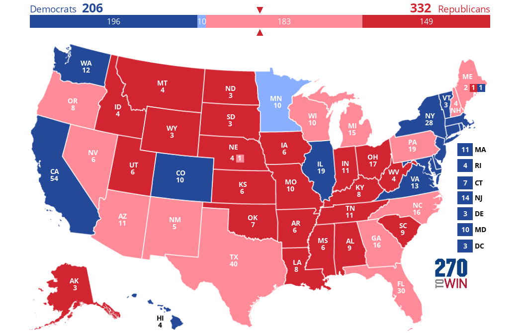 2025 Presidential Election Interactive Map