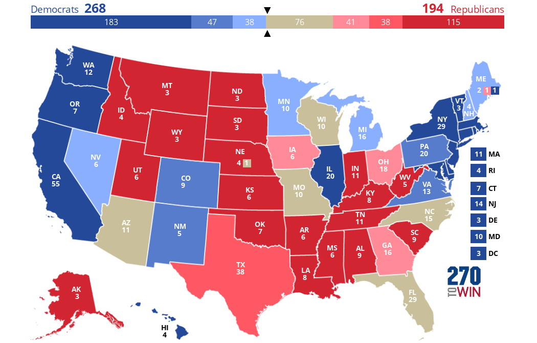 2024 Presidential Election Interactive Map