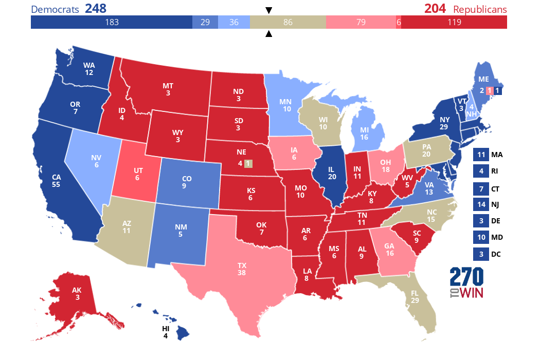 2020 Presidential Election Interactive Map