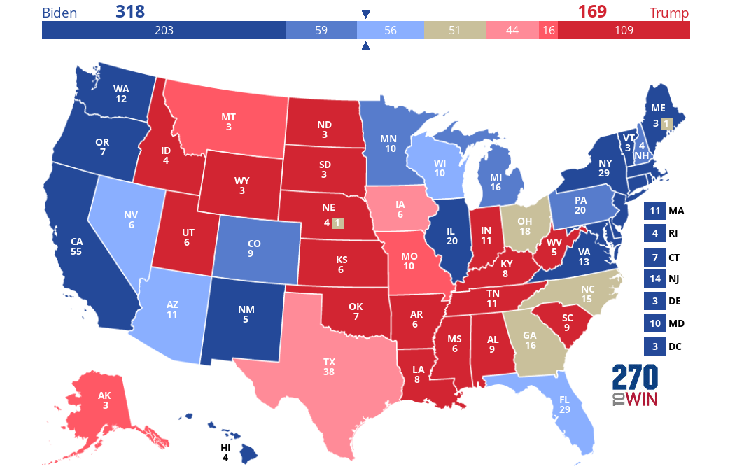 2024 Presidential Election Interactive Map