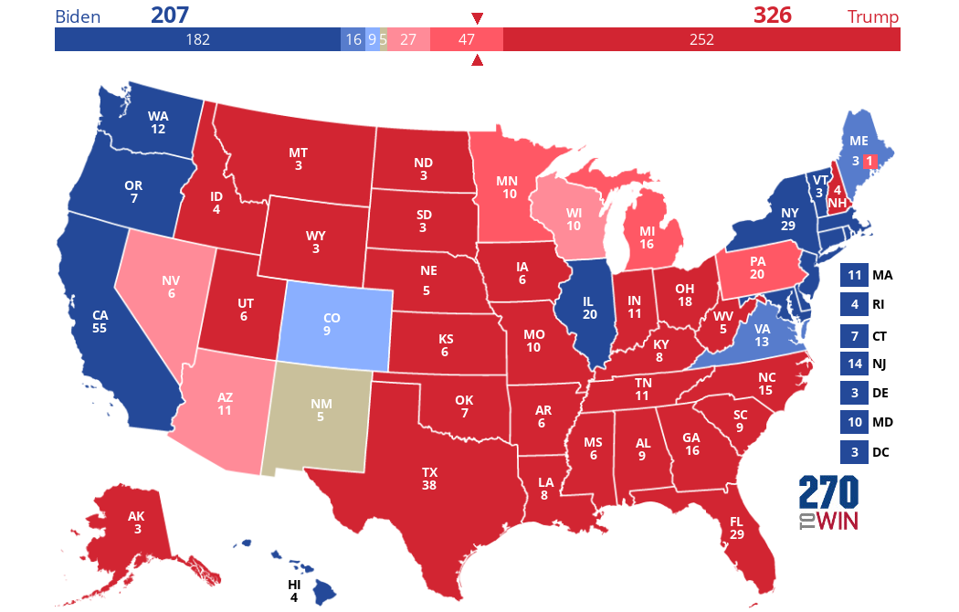 2024 Presidential Election Interactive Map