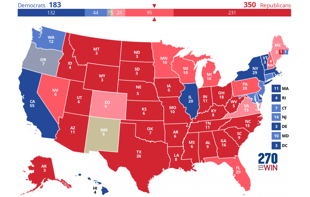 2024 Presidential Election Interactive Map