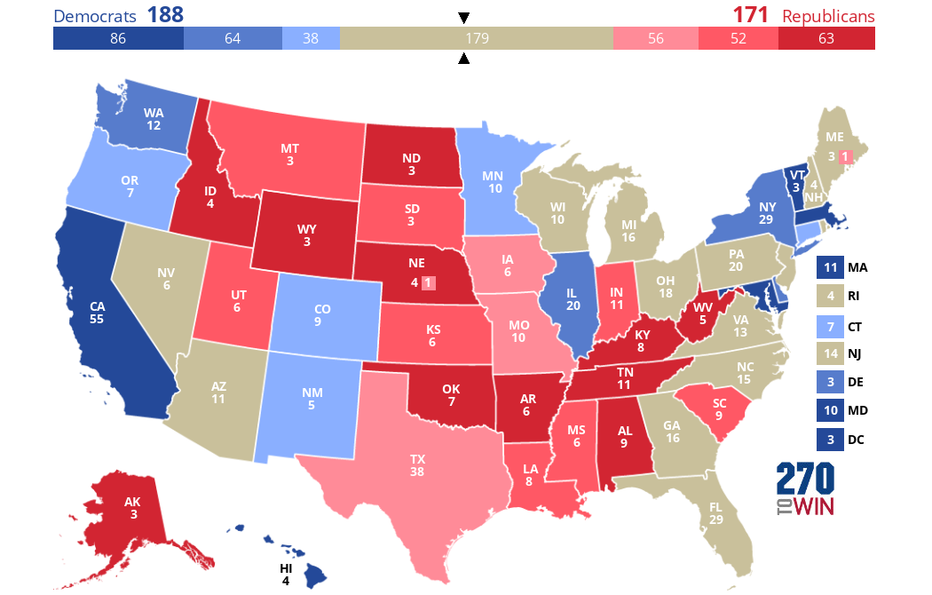 2024 Presidential Election Interactive Map