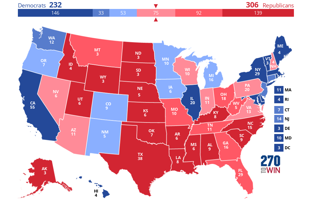 2025 Presidential Election Interactive Map