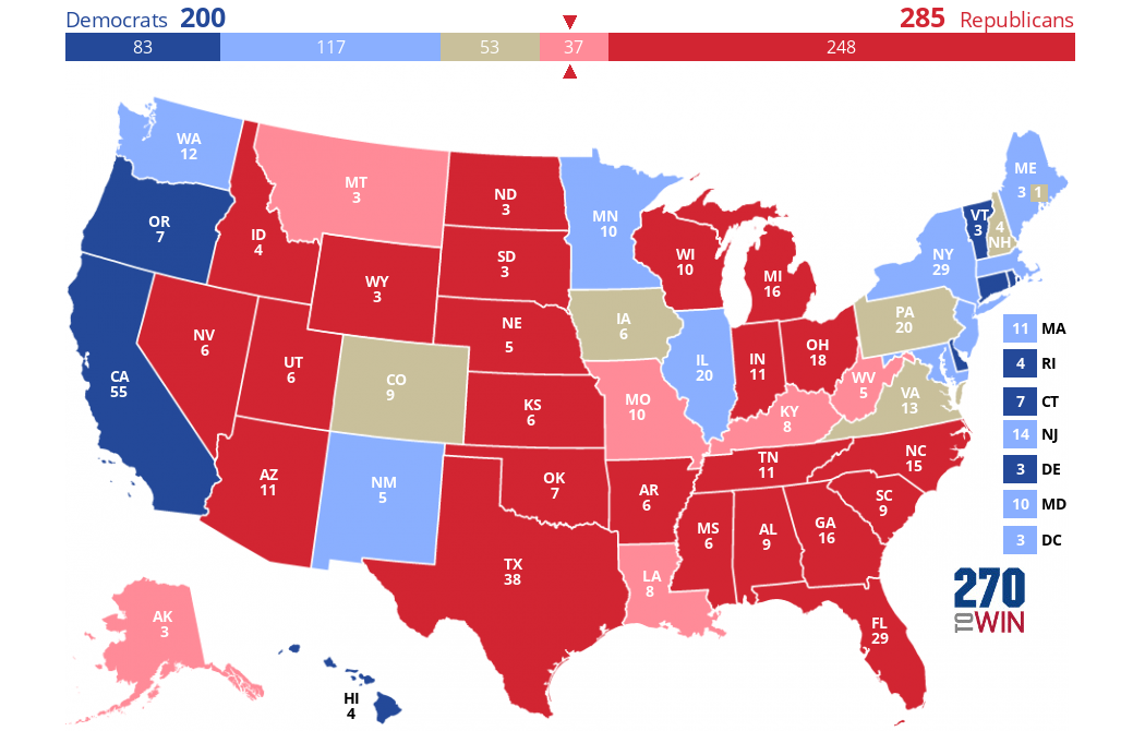 2020 Presidential Election Interactive Map