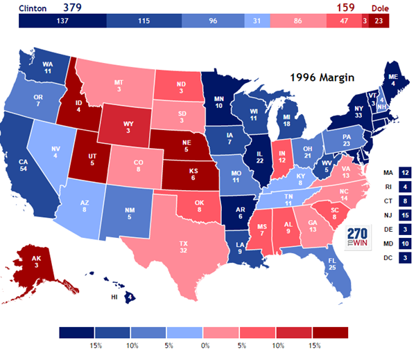 New Feature Popular Vote Margin of Victory 270toWin