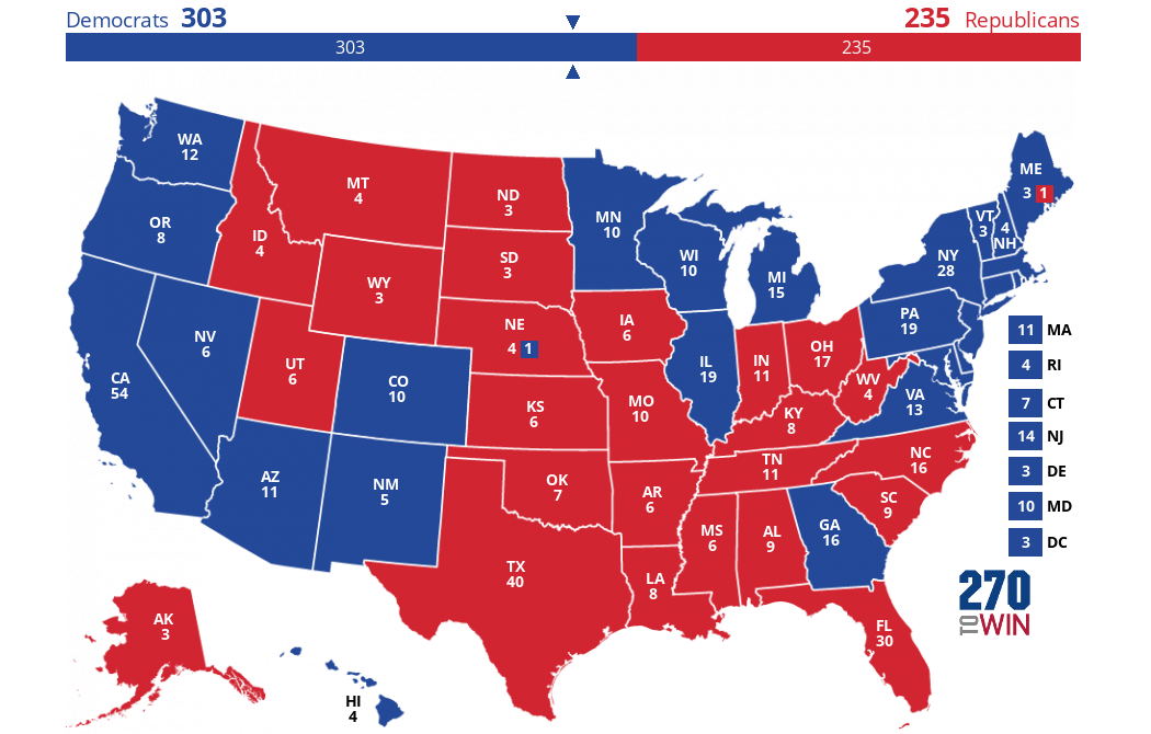 2024 Presidential Election Forecast Maps 270toWin