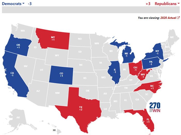 Census Apportionment Results Released; 13 States See a Change in